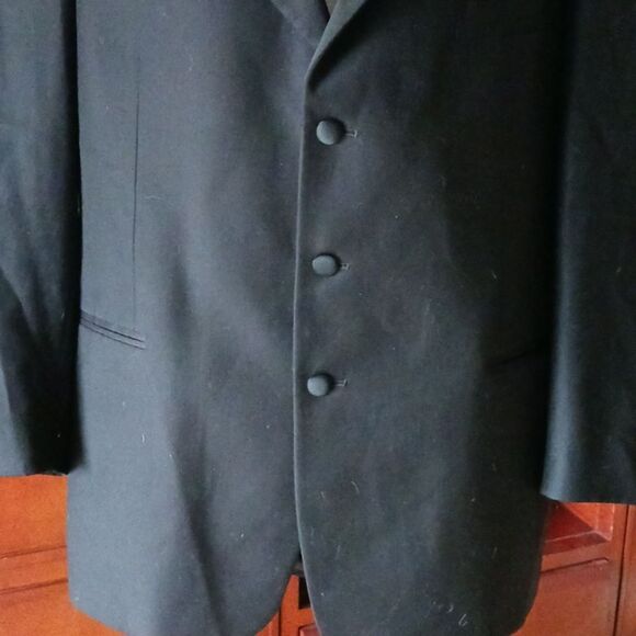 VITO RUFOLO black Men's Blazer Jacket made in Italy size 44R - Picture 4 of 9